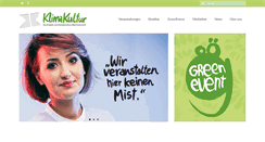 Desktop Screenshot of klimakultur.at